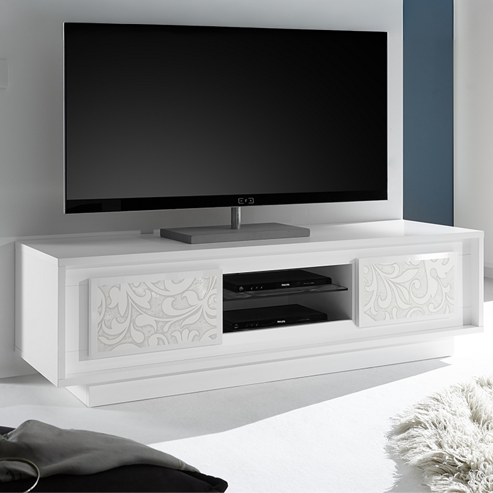 BUENOS AIRES Mobile TV Buenos Aires – Bianco Opaco con Fantasia Floreale