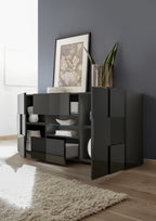 TURIN Credenza a 2 Ante e 2 Cassetti