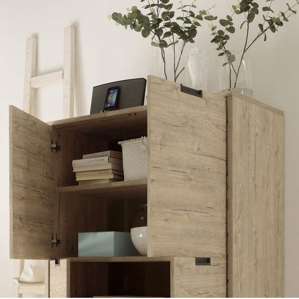 VALENCIA Mobiletto in Legno a 4 Ante