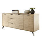 VALENCIA Credenza a 3 Ante e 3 Cassetti