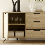 VALENCIA Credenza a 2 Ante - 3 Cassetti