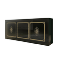 Sideboard 2 Ante 3 Cassetti Nero