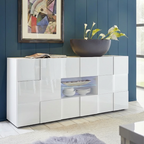 TURIN Credenza a 2 Ante e 2 Cassetti