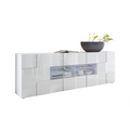 TURIN Credenza a 2 Ante e 4 Cassetti