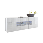 TURIN Credenza a 2 Ante e 4 Cassetti
