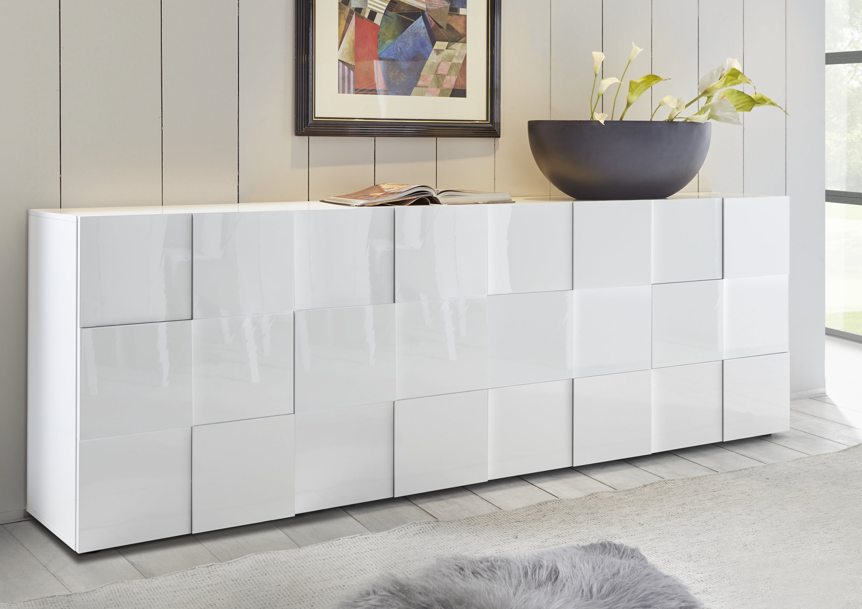 TURIN Credenza in Legno a 4 Ante