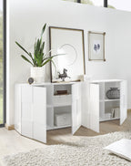 TURIN Credenza in Legno a 4 Ante