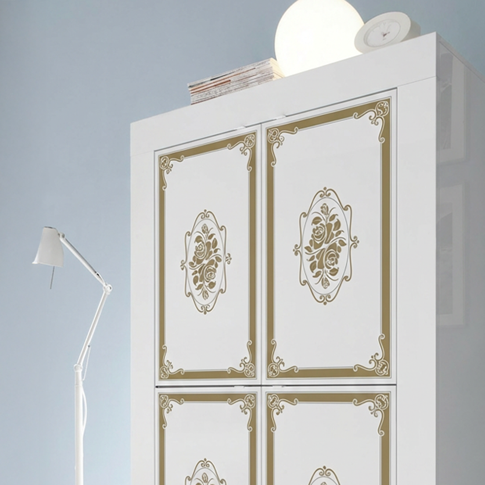 MADRID Mobiletto in Legno a 4 Ante