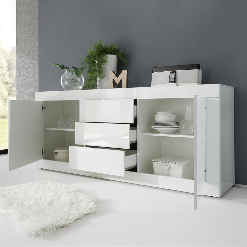 MADRID Credenza a 2 Ante - 3 Cassetti