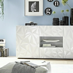 AMSTERDAM Credenza a 2 Ante e 2 Cassetti