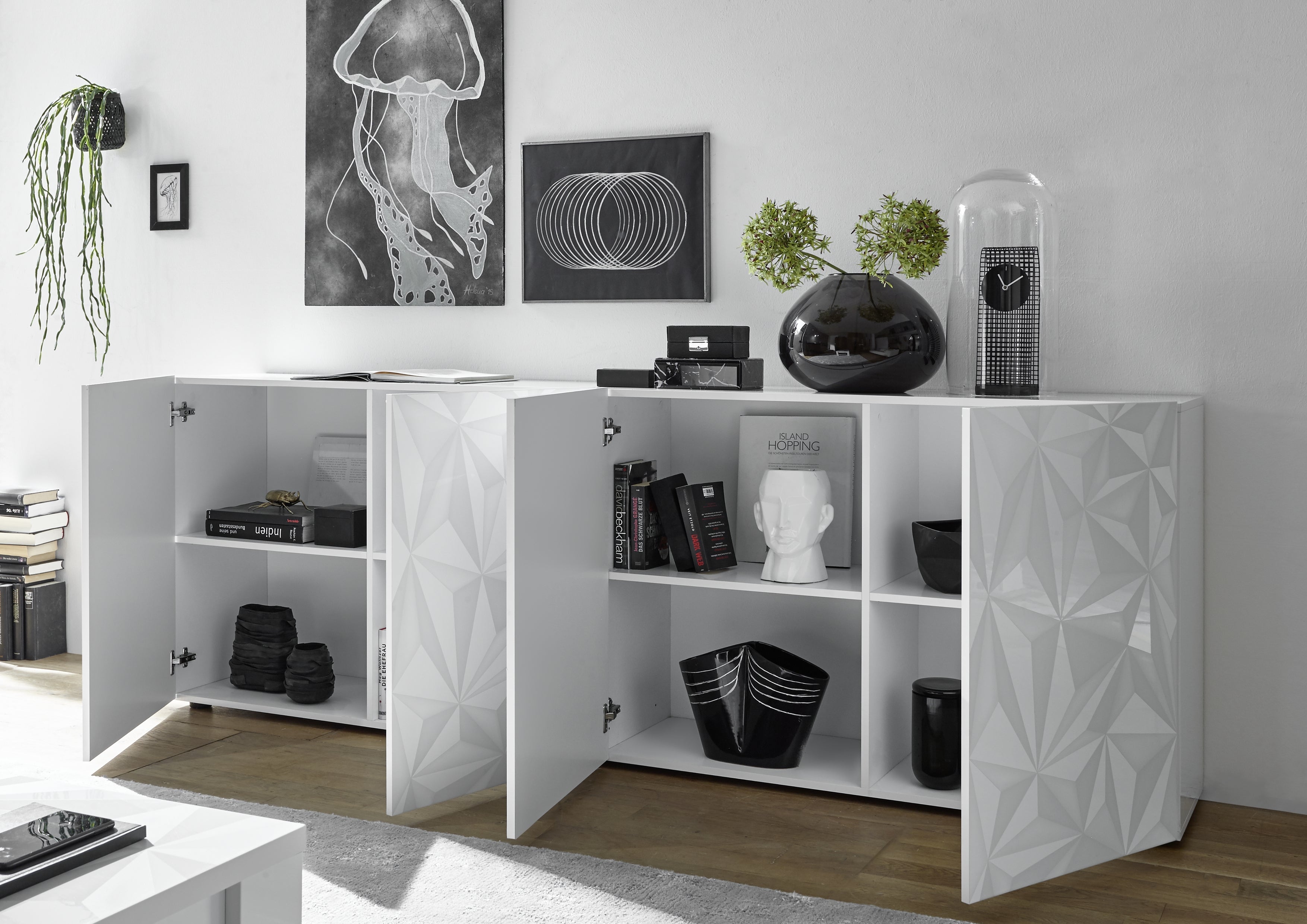 AMSTERDAM Credenza a 4 Ante