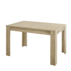 VALENCIA Tavolo 137x90 cm con Gambe in Legno - e Prolunga da 48 cm Già Inclusa