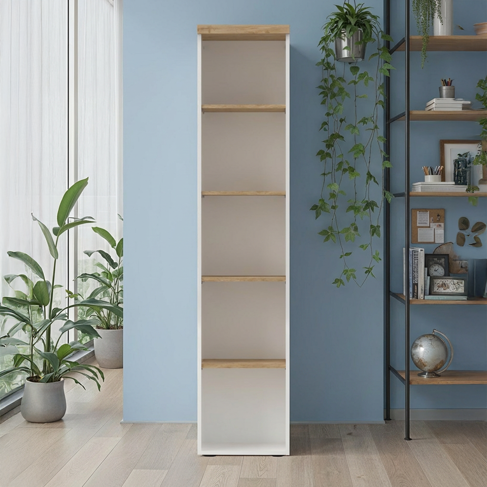 COPENAGHEN Libreria con 4 Ripiani in Rovere