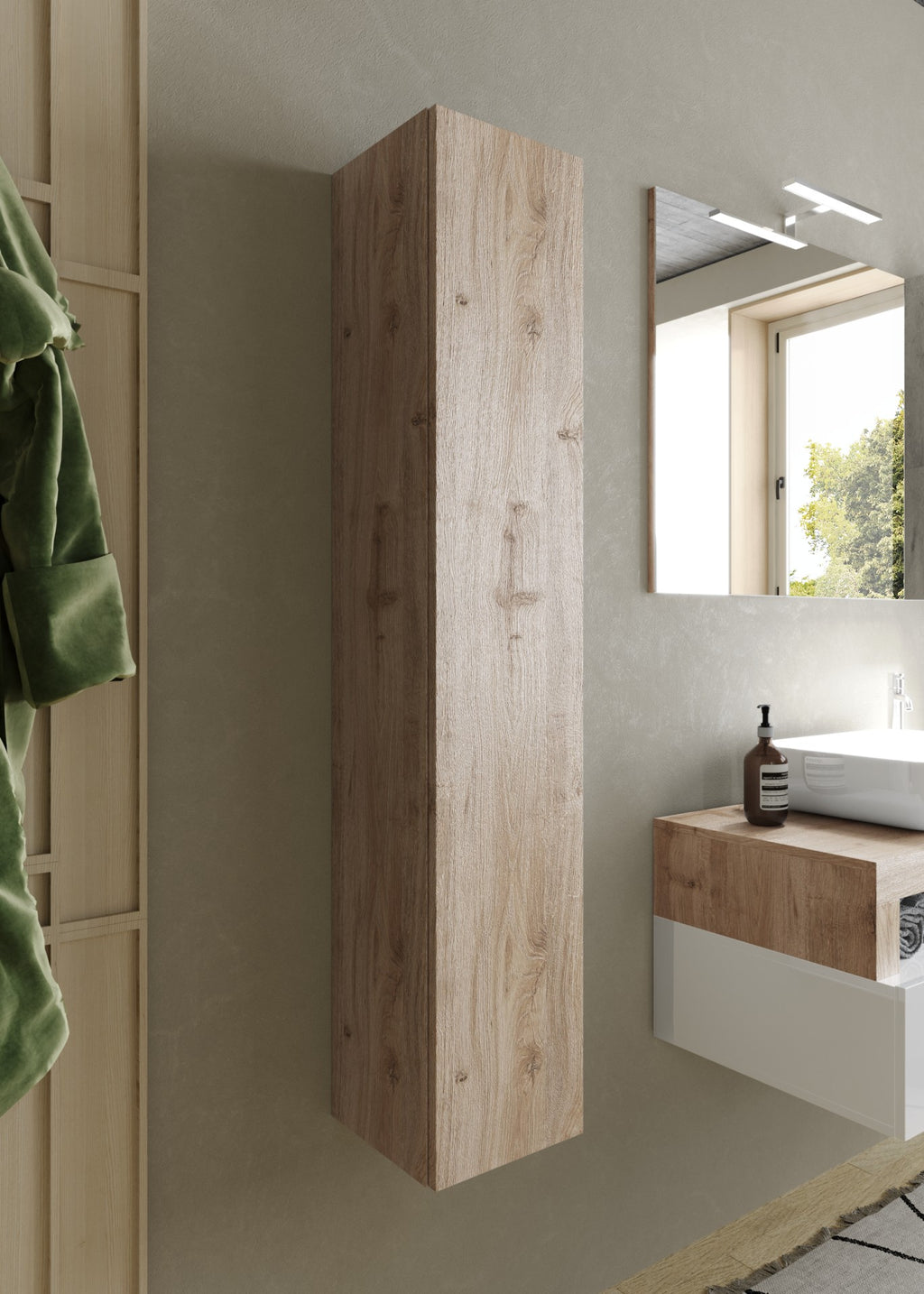Colonna 1 Anta BARCELONA 26 cm Rovere Kadiz