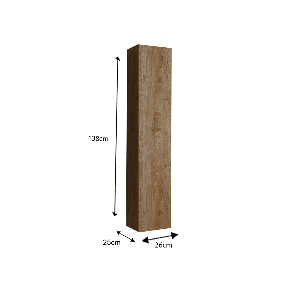 Colonna 1 Anta BARCELONA 26 cm Rovere Kadiz