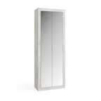 MADRID Armadio a 2 Ante - con Specchio - 5 Ripiani 70 cm Pino Quercia