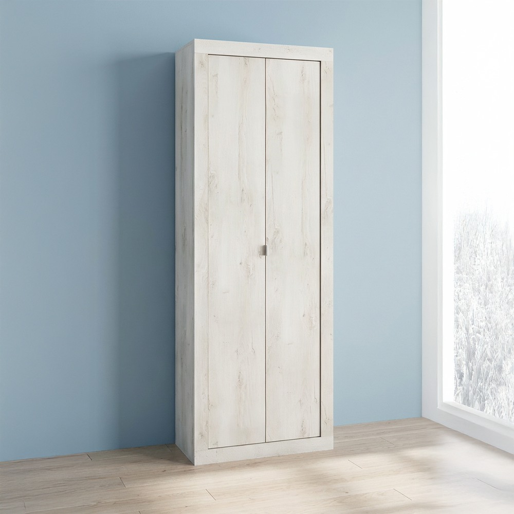 MADRID Mobile a 2 Ante - 5 Ripiani 70 cm Pino Quercia