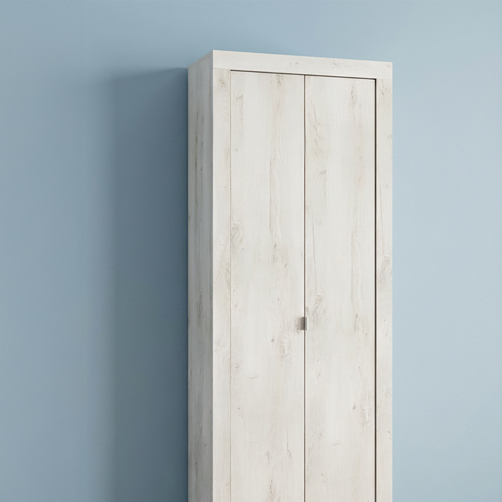 MADRID Mobile a 2 Ante - 5 Ripiani 70 cm Pino Quercia
