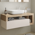 Mobile Bagno Sospeso 1 Cassetto BARCELONA 110 cm Cashmere / Kadiz