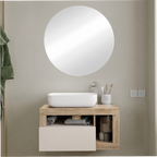 Specchiera Bagno Orb Retroilluminata 74 cm