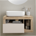 Mobile Bagno Sospeso 1 Cassetto BARCELONA 79 cm Cashmere / Kadiz