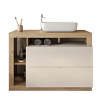 Mobile Bagno a Terra 2 Cassetti BARCELONA 110 cm Cashmere / Kadiz