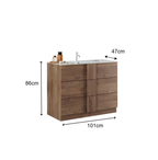 Mobile Bagno a Terra 3 Cassetti ROME 101 cm Mercure