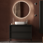 MILAN Mobile Bagno A Terra Con 2 Cassetti