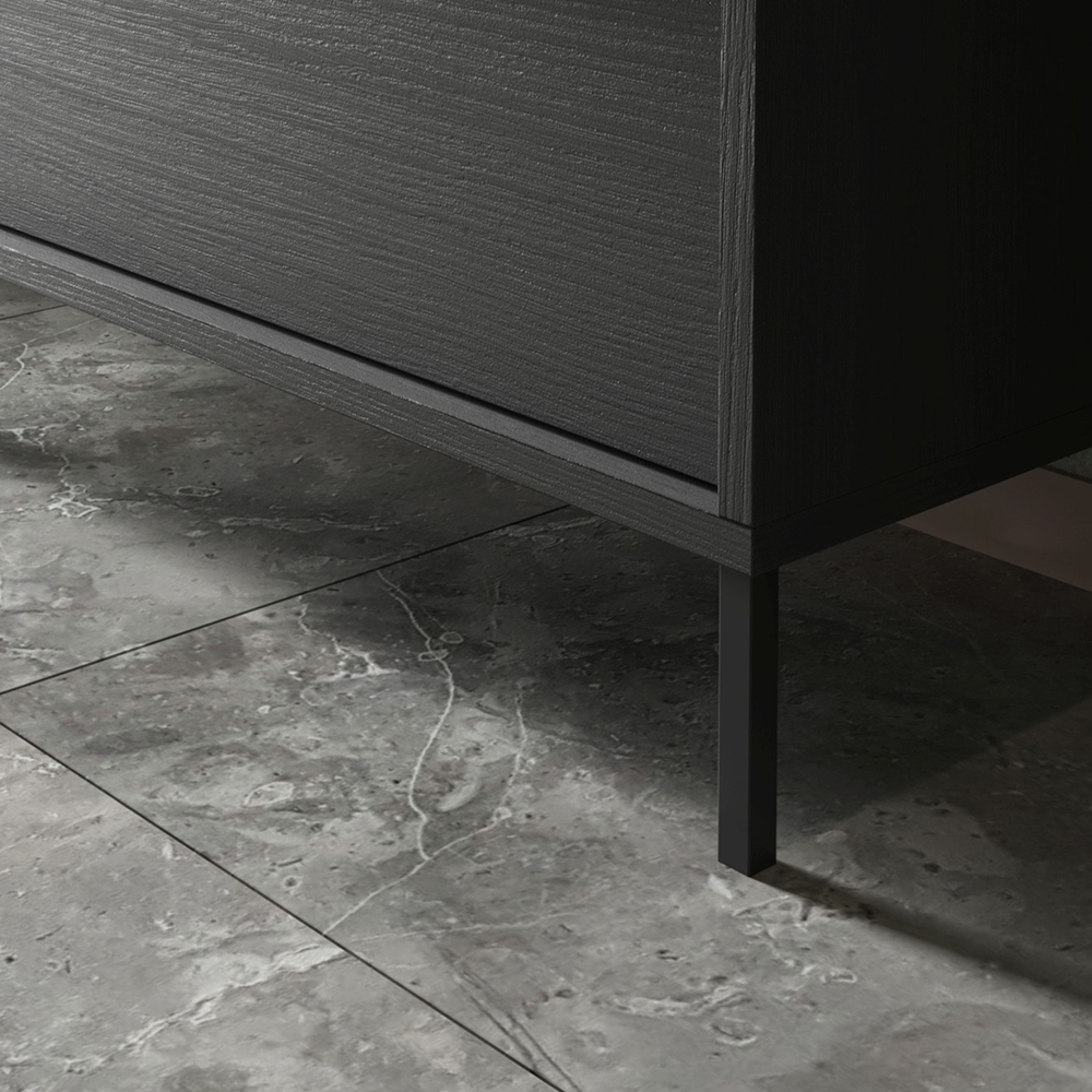 MILAN Mobile Bagno A Terra Con 2 Cassetti