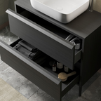 MILAN Mobile Bagno A Terra Con 2 Cassetti