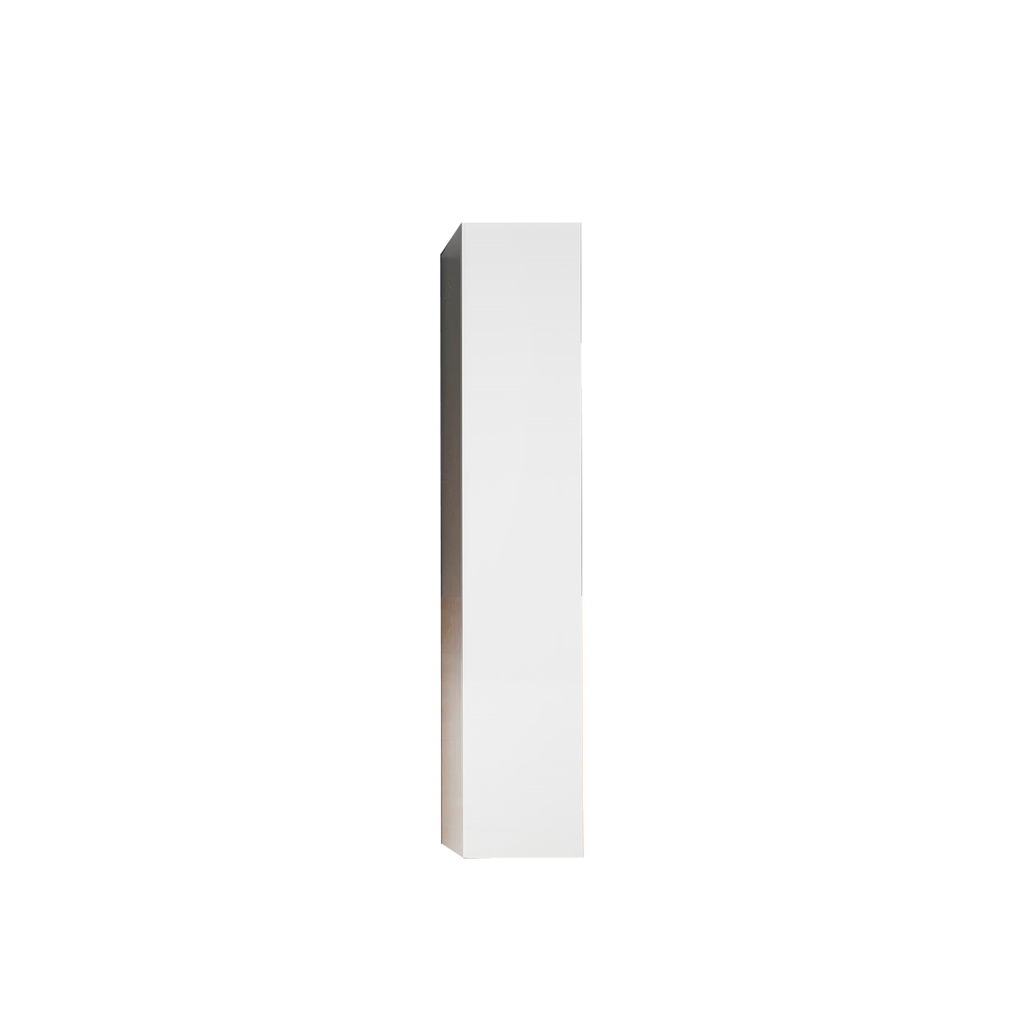Colonna 1 Anta LONDON 25 cm Bianco Lucido