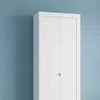 Mobile a 2 Ante - 5 Ripiani MADRID 70 cm Bianco Lucido