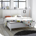 Letto 180 Cm LAGOS Bianco Laccato Opaco