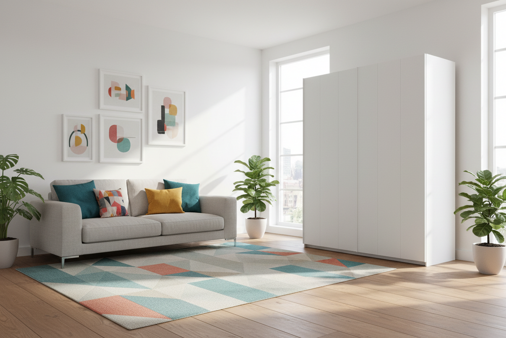 ORIONE Armadio 179x205 cm Orione Bianco Laccato Opaco