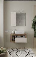 Mobile Bagno Sospeso 1 Cassetto BARCELONA 79 cm Cashmere / Mercure