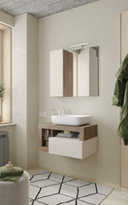 Mobile Bagno Sospeso 1 Cassetto BARCELONA 79 cm Cashmere / Mercure
