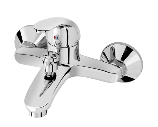 Miscelatore Vasca Esterno con Kit Cromata 22,5 cm