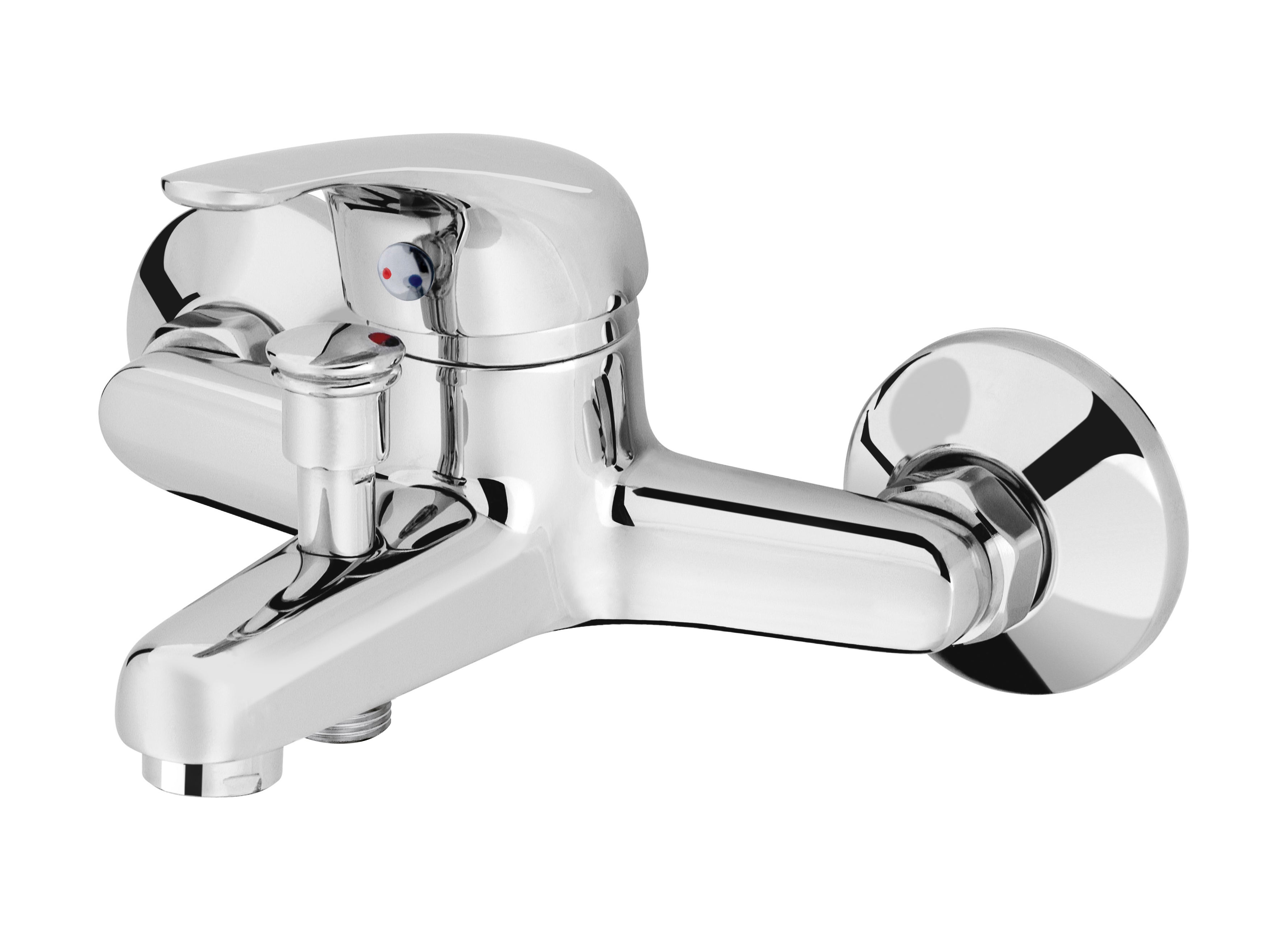 Miscelatore Vasca Esterno con Kit 11,5 cm Cromato
