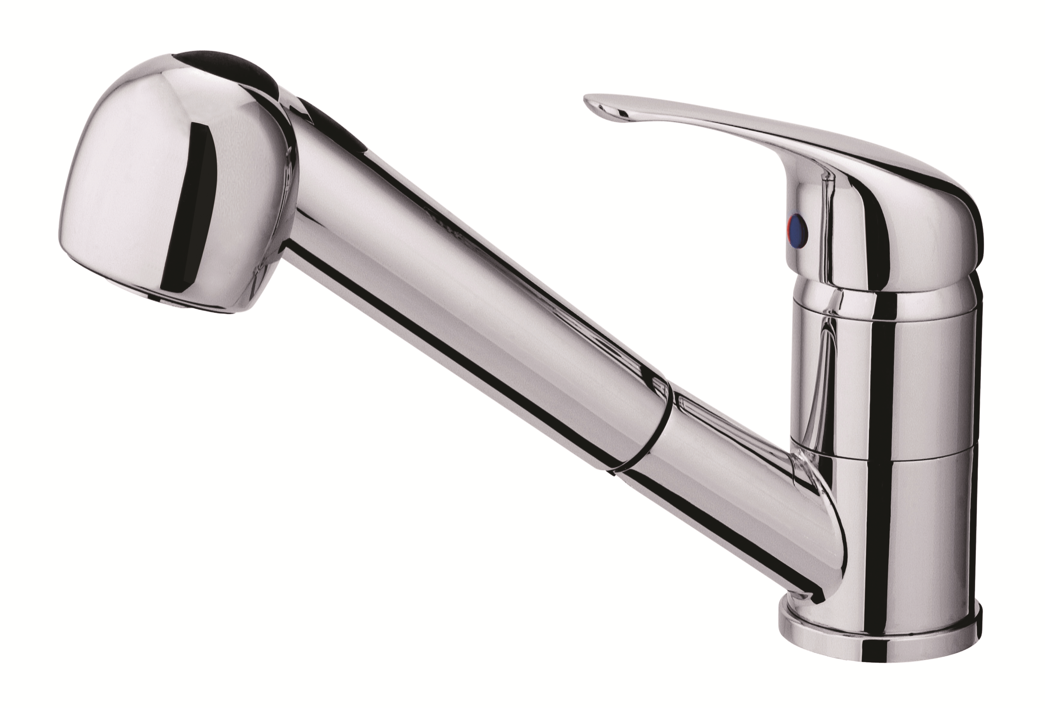 Miscelatore Lavello Monoforo con Doccetta Estr. Cromata 25 cm