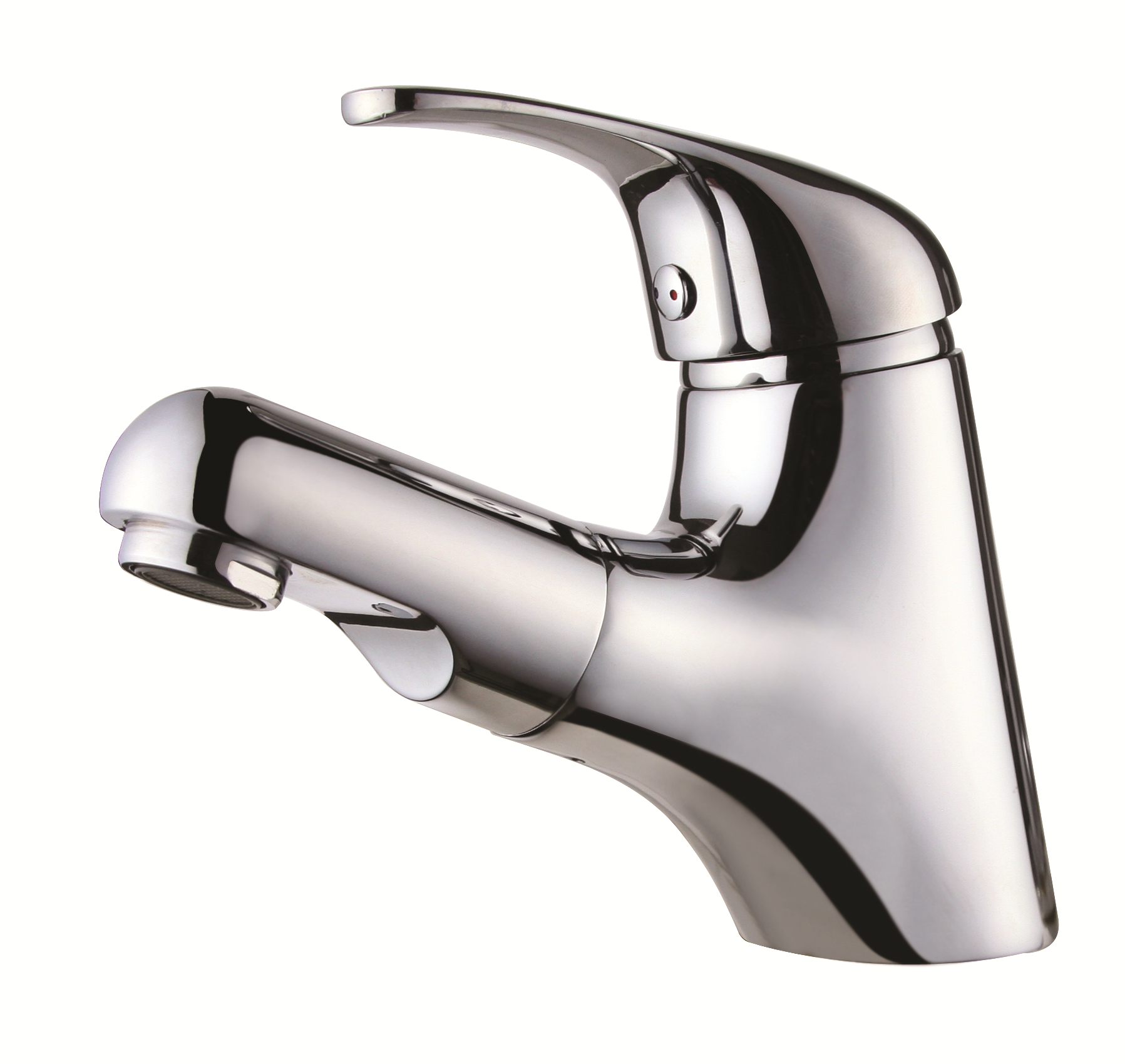 Miscelatore Lavabo con Doccino Estraibile 27 cm Cromato