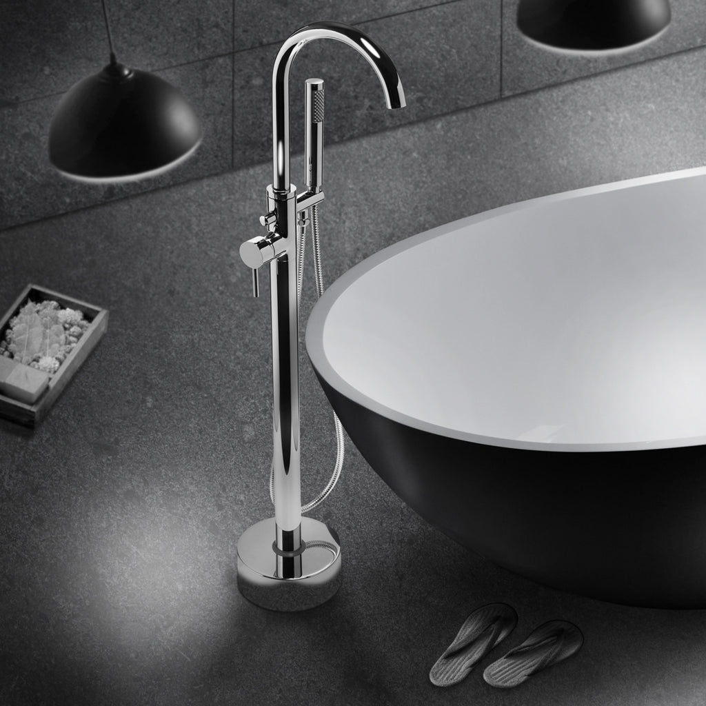 Mix Vasca Freestanding Cromata con Kit 18,1 cm