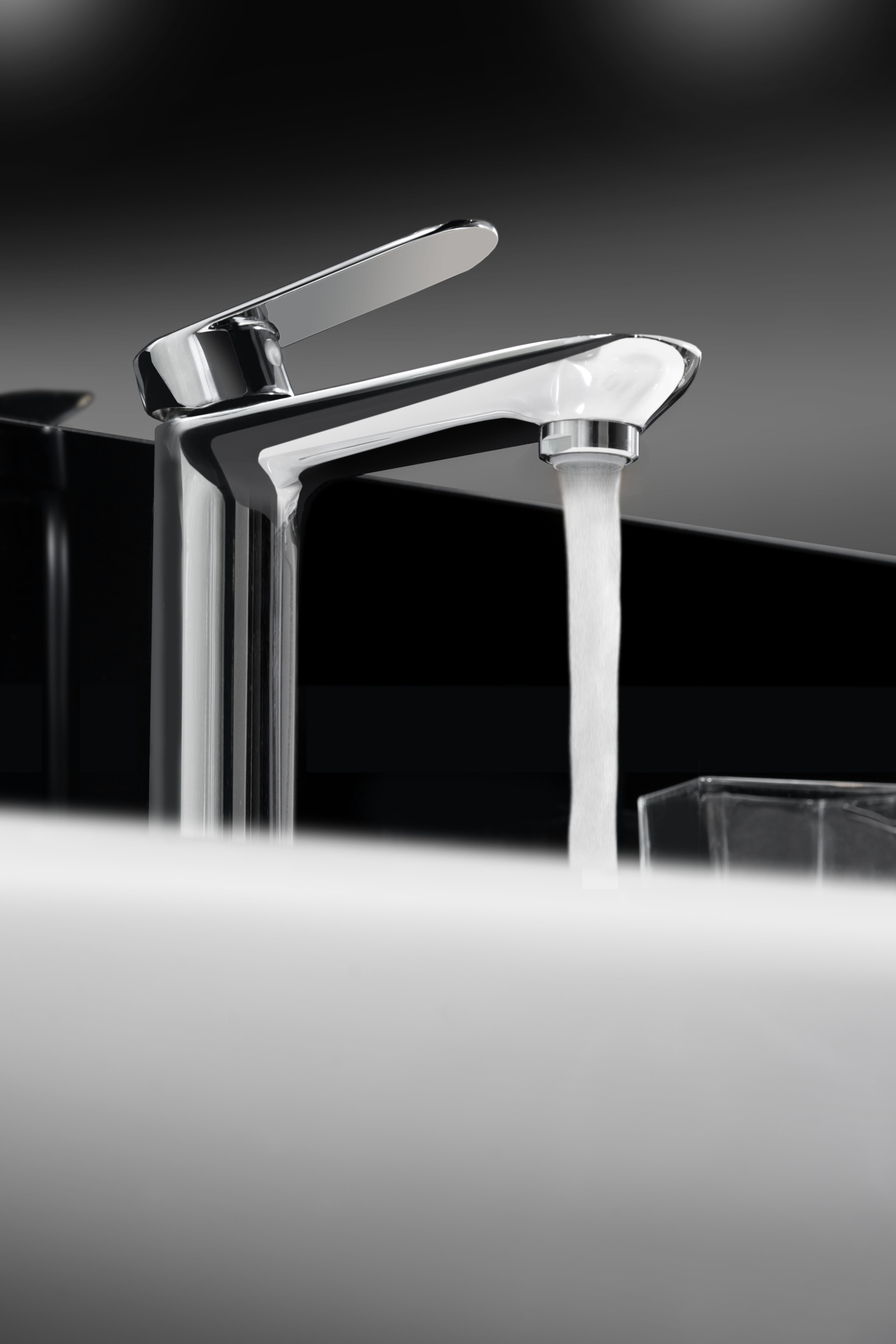Miscelatore Lavabo con Scarico Metallo e Flex Nylon 18,4 cm Cromato