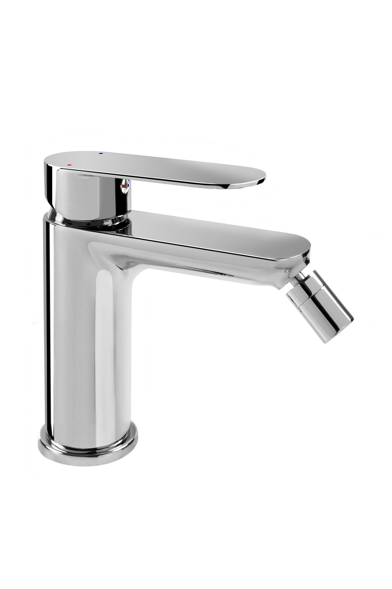 Miscelatore Bidet con Scarico Metallo e Felx Nylon 24,5 cm Cromato