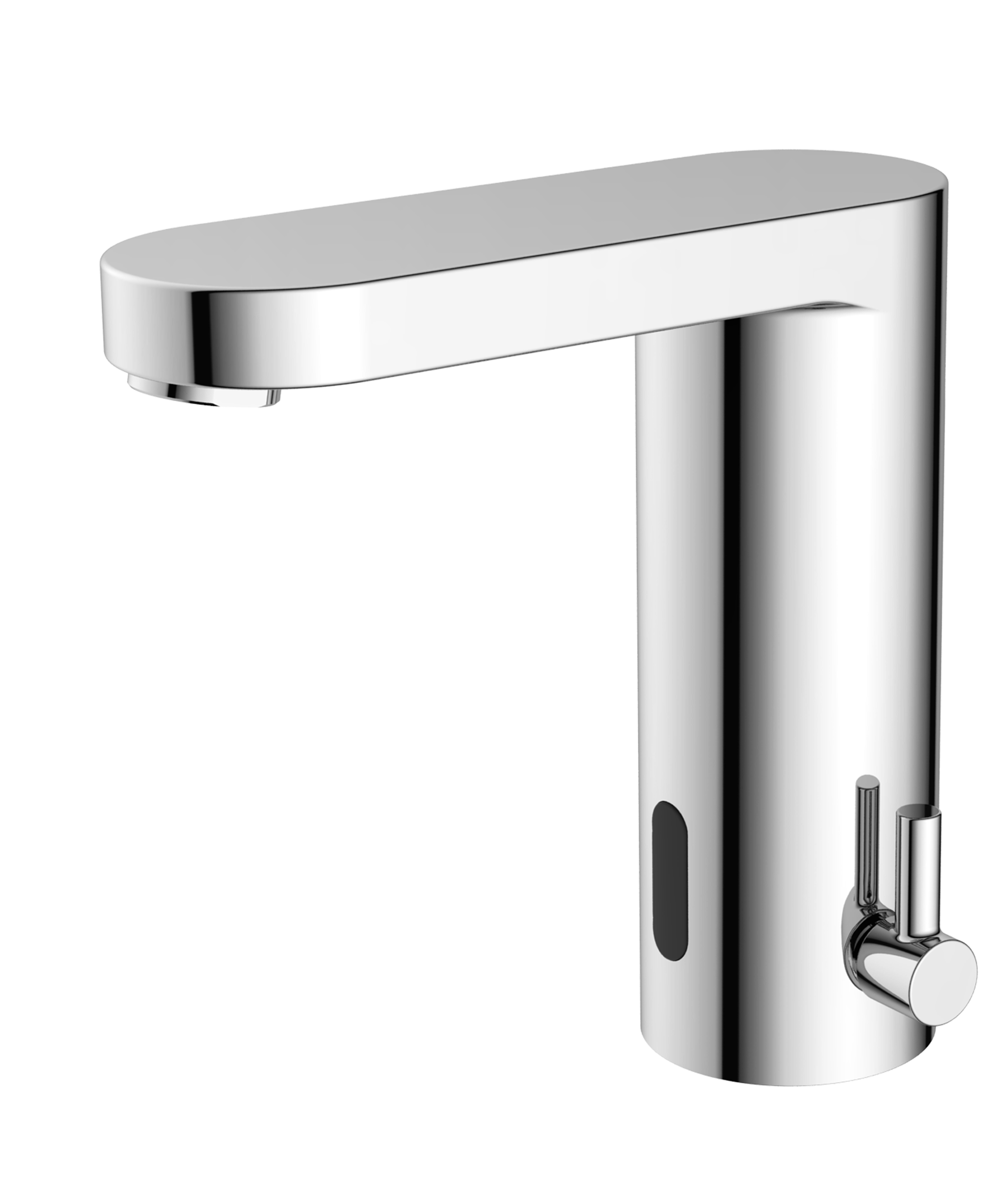Miscelatore Lavabo Elettronico Suelli Cromata con Regolazione Temperatura 21 cm