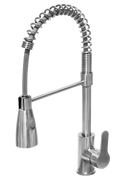 Miscelatore Lavello Professionale con Braccetto Satinato Pro 22 cm Cromato