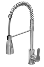 Miscelatore Lavello Professionale con Braccetto Satinato Pro 22 cm Cromato