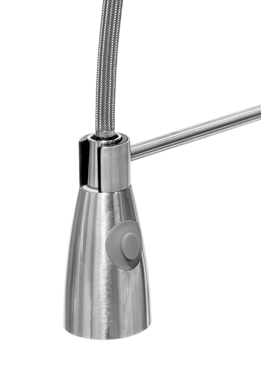 Miscelatore Lavello Professionale con Braccetto Satinato Pro 22 cm Cromato