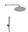 Kit Doccia con Soffione Tondo Ø 20 cm, Braccio 40 cm Cromato
