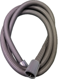 Flessibile Doccia G1/2" Cono X G1/2" Cono L150cm Nylon Silver Grey 150 cm