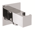 Presa Acqua Porta Doccetta Square in Ottone Cromato con Attacco 1/2 Gm 6,8 cm